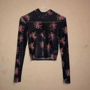 angel see thru shirt